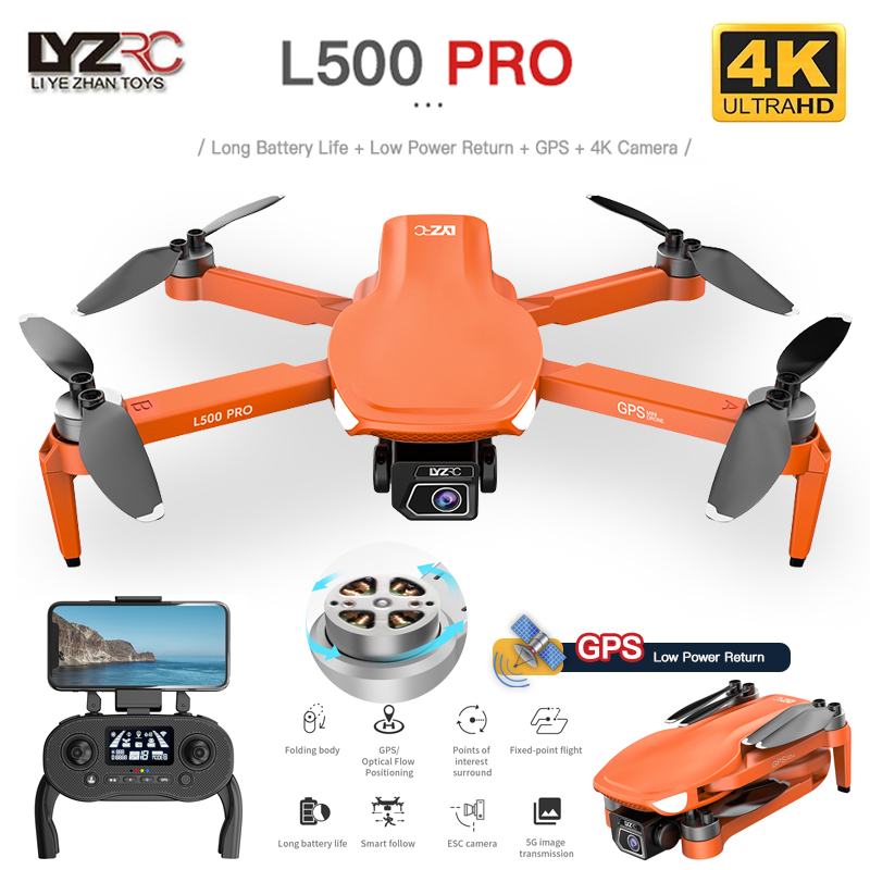 Drone Gps Rc Tt36 - ミニクワッドコプターHD4k,5g,wifi,fpv,4k,GPS,l500 pro,1.2km,vs l900 pro se