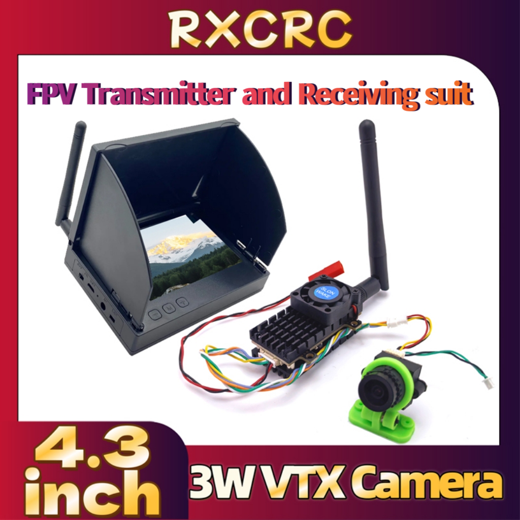 Drone Rc With Screen - RXCRC 5.8G 3W ビデオ VTX 送信機、1200TVL