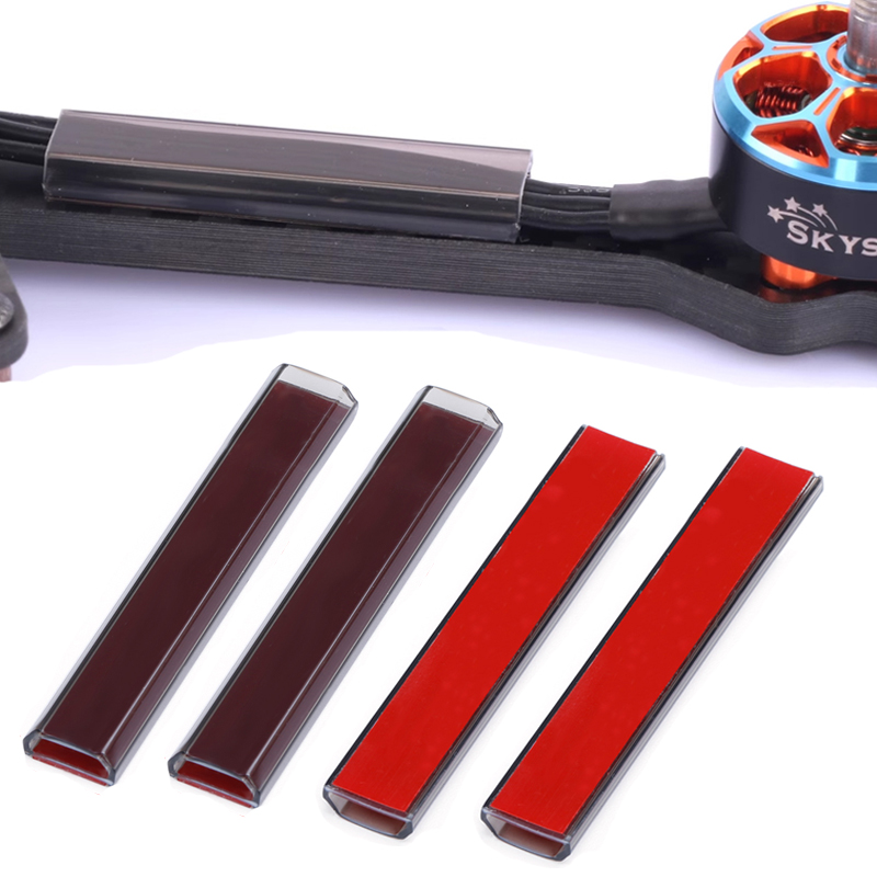 Drone Rc Cover - 4 個 RC ブラシレスモーターワイヤーカバー保護チューブワイヤーシールドロング 45 ミリメートル