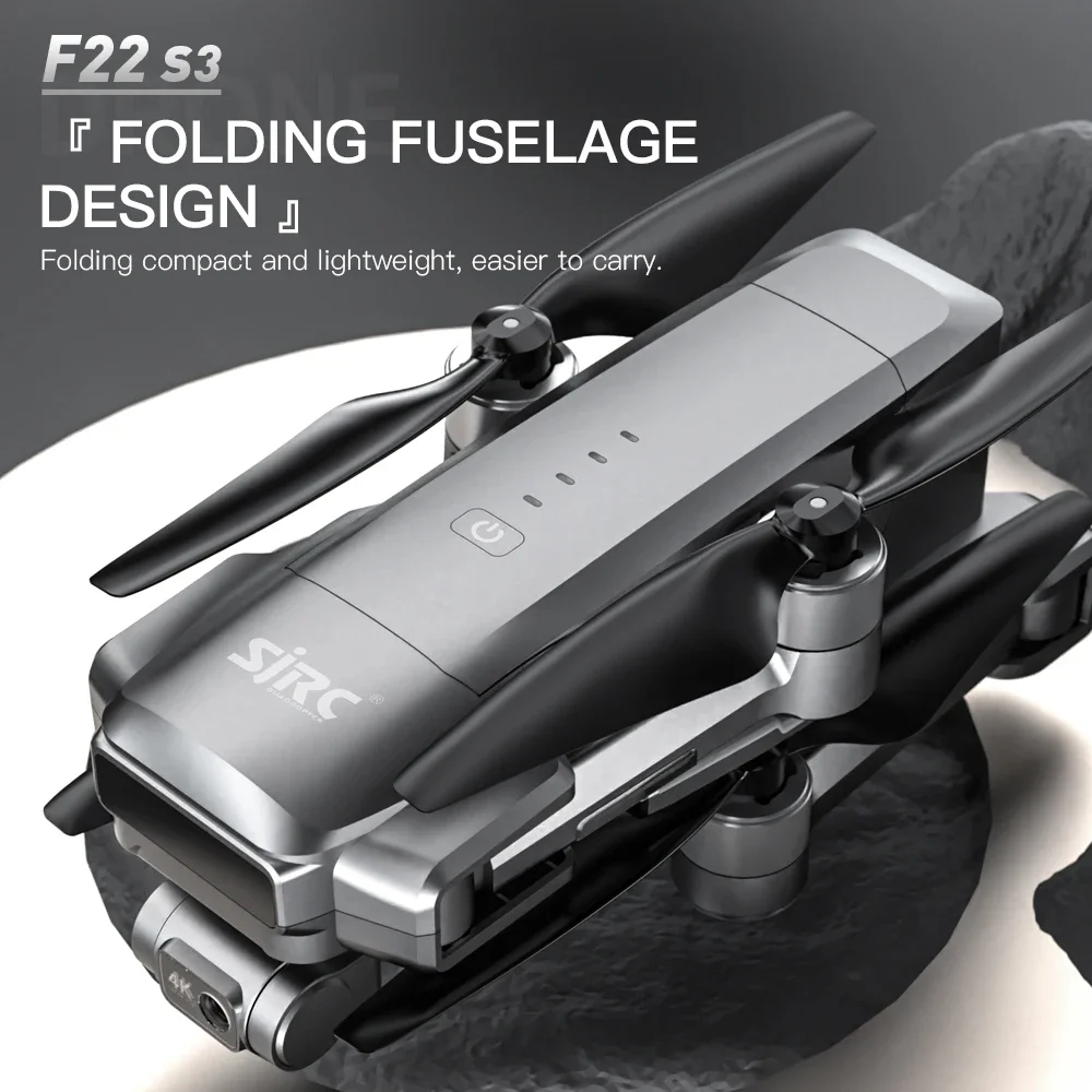 Drone Gps Rc Tt36 - SJRC F22 S3 pro 折りたたみ式RCクアッドコプター 子供向け