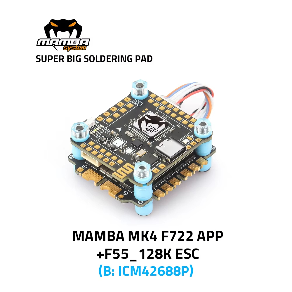 Esc 4In1 Brushless - Diatone MAMBA F722 APP MK4 WIFI/DJI