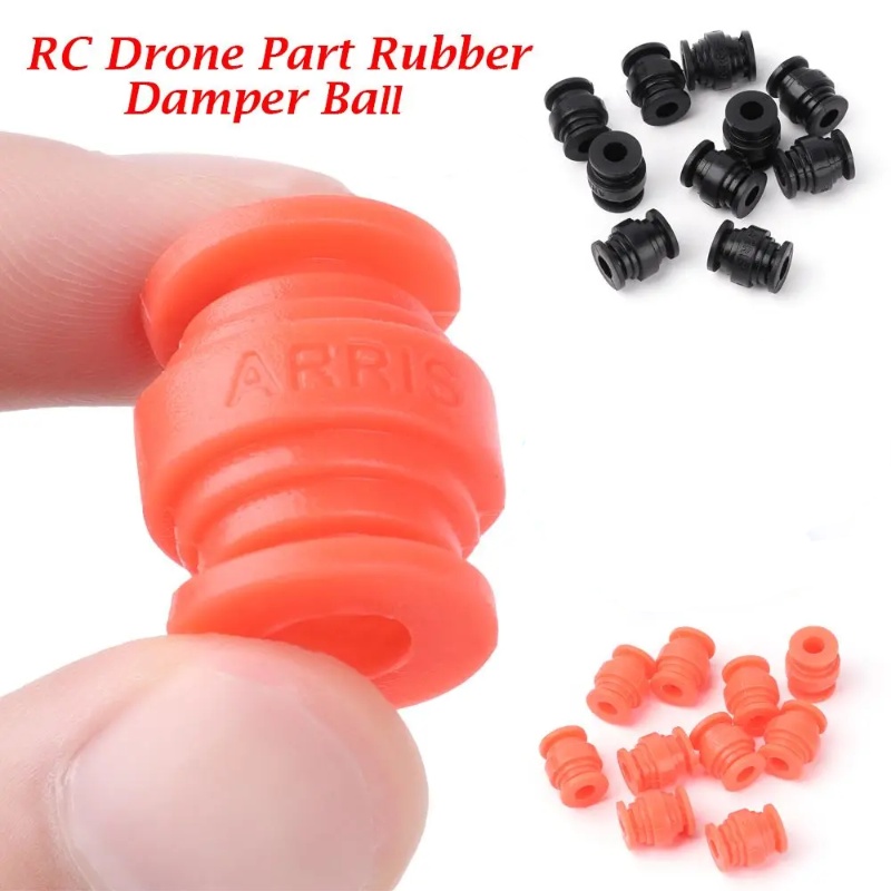 Drone Rc Airplane - 防振ラバーダンパー,f4 f7フライトコントローラーfpvクワッドコプターrcパーツ用シリコンマウント衝撃ボール,ロットあたり4個