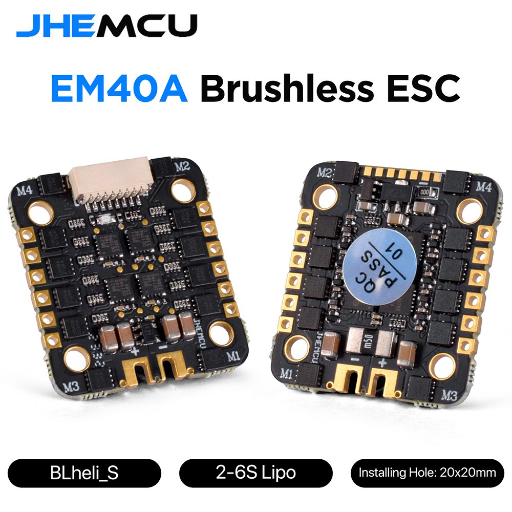 Esc 4In1 Brushless - JHEMCU EM40A 40A BLheli_S 4in1 ブラシレスESC