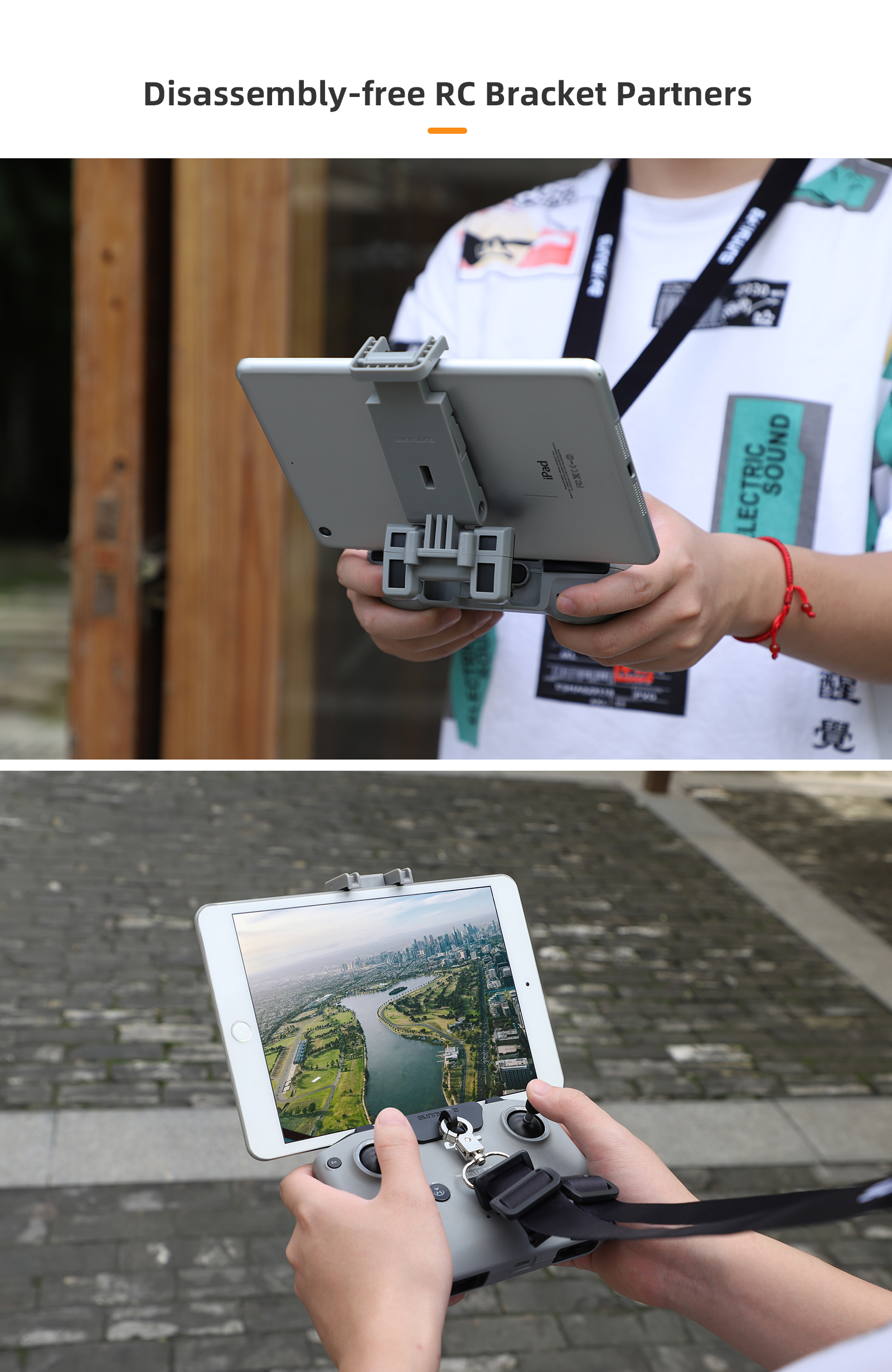 折りたたみ式デバイスアセンブリ,制御サポート,dji mav - Drone Dji Rc N1 のレビューと価格