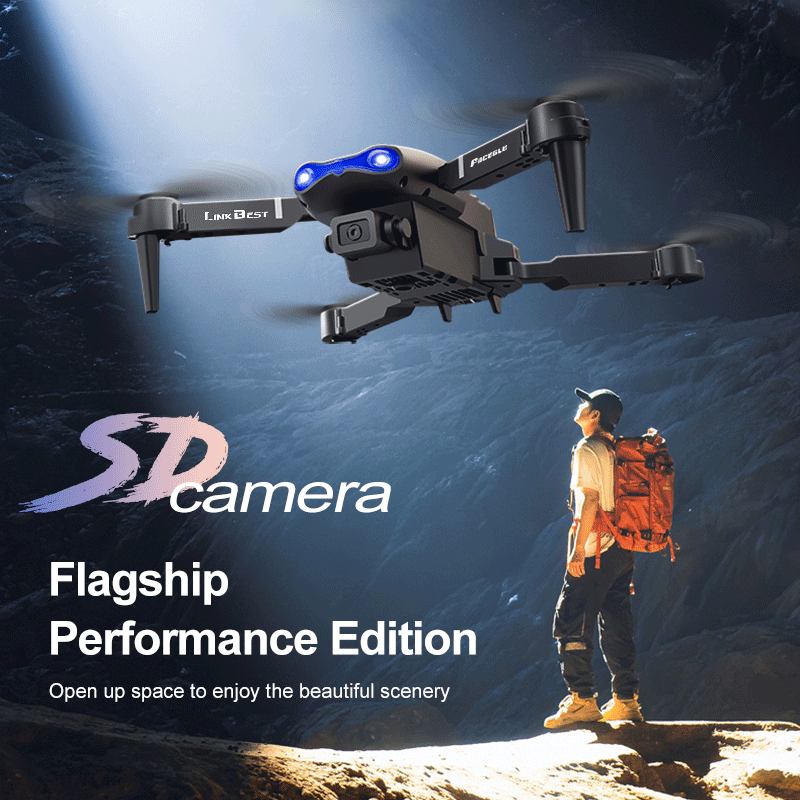 E99 ProミニRCドローン FACEGLE UAV折りた - Drone Rc E99 Pro のレビューと価格