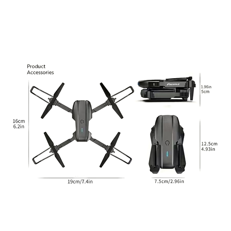 E99 ProミニRCドローン FACEGLE UAV折りた - Drone Rc E99 Pro のレビューと価格