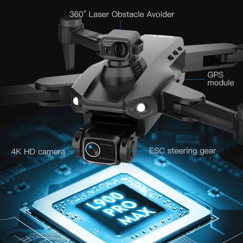 L900 Pro MAX GPS ドローン 4K プロフェッ - Drone Gps Rc Tt36 のレビューと価格