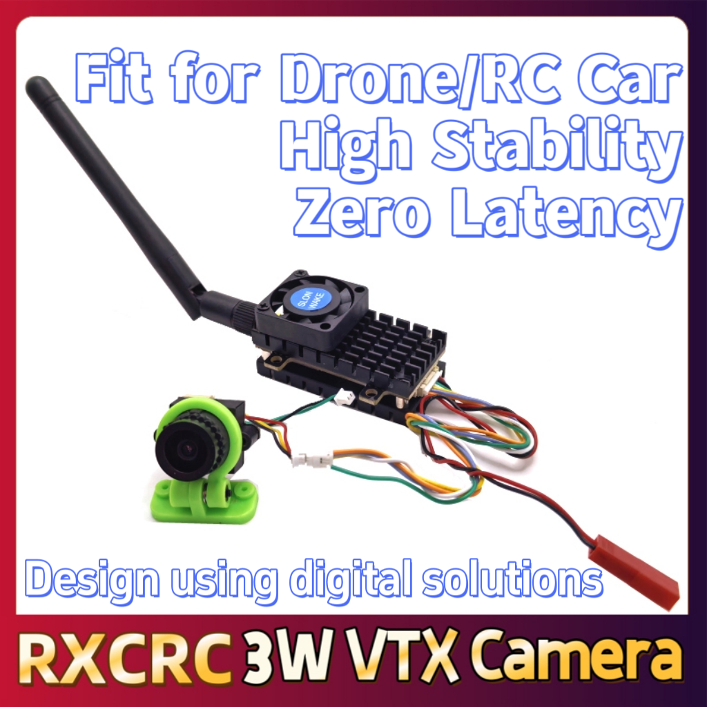 RXCRC 5.8G 3W ビデオ VTX 送信機、1200 - Drone Rc With Screen のレビューと価格