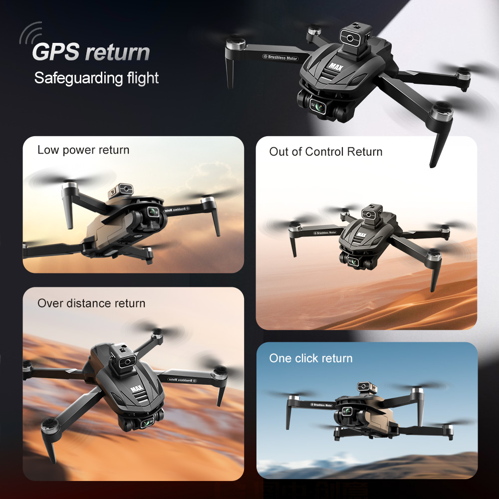 2025 V168 Pro MAX GPSドローン 8Kプロ - Drone Gps Rc Tt36 のレビューと価格