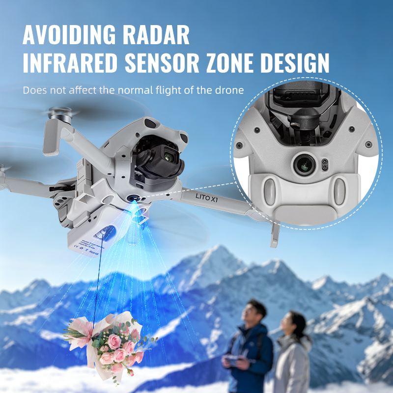 12KM エアドロップシステム DJI Lito 1/X1  - Drone Dji Rc N1 のレビューと価格