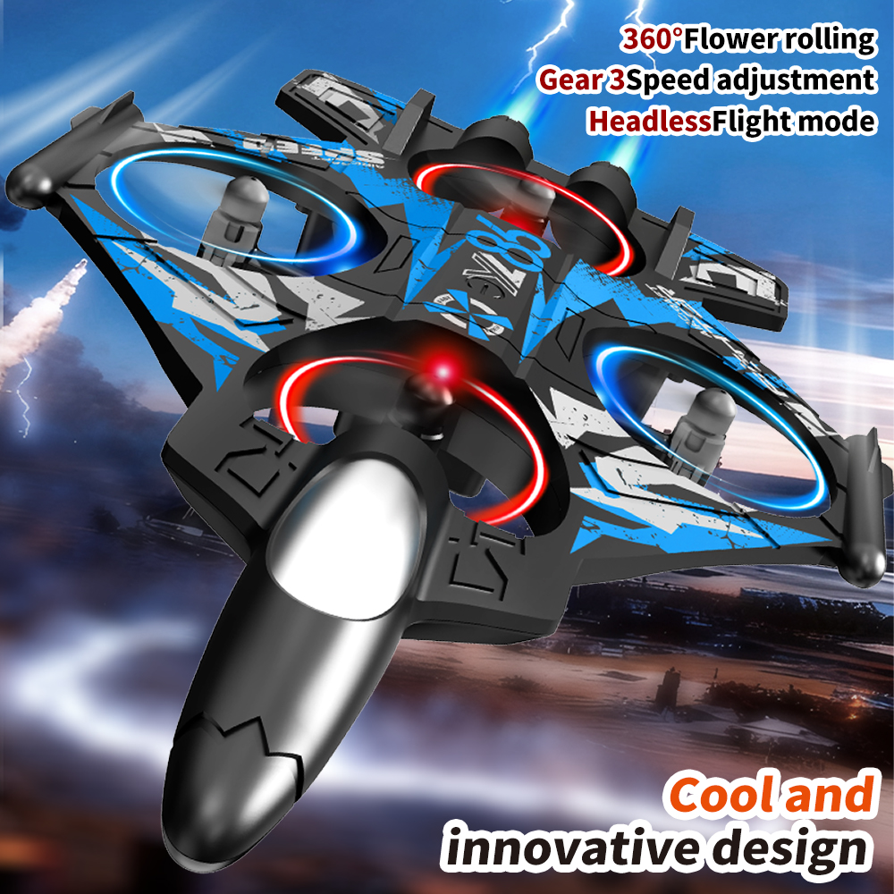 戦闘機ドローン スクリーン付きリモコン 高度維持機能 360 - Drone Rc Plegable のレビューと価格