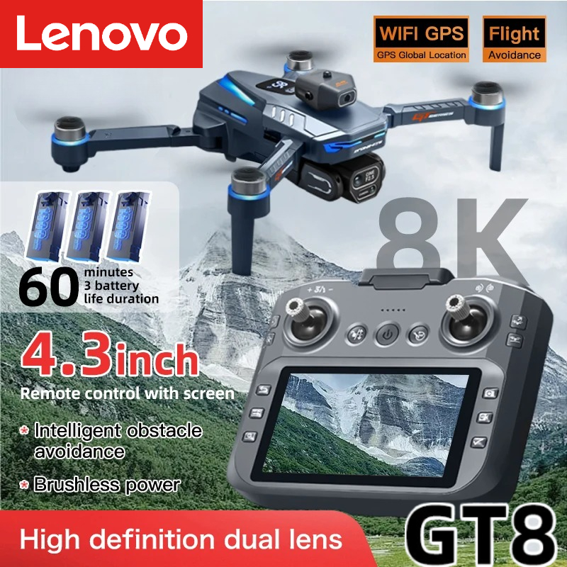 レノボ GT8 ドローン 8K プロフェッショナルデュアルカ - Drone Gps Rc Tt36 のレビューと価格