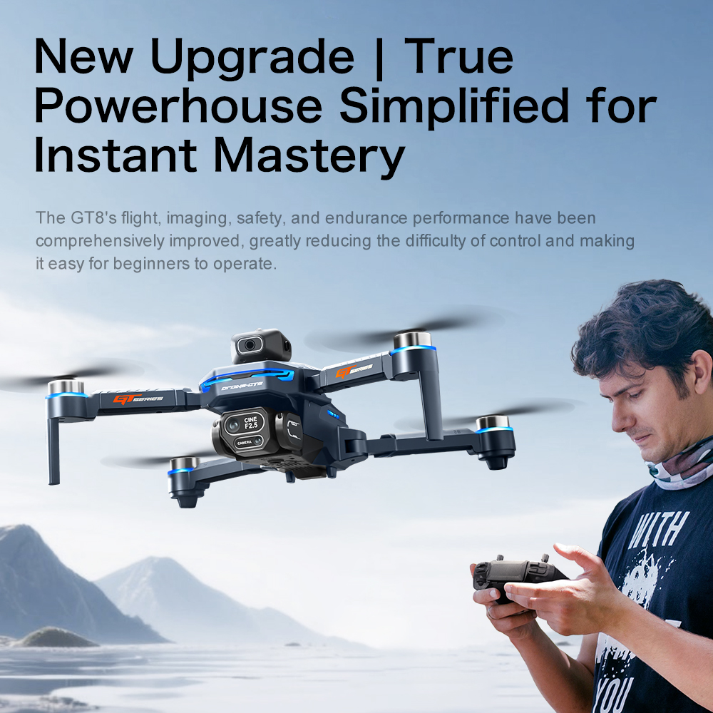 レノボ GT8 ドローン 8K プロフェッショナルデュアルカ - Drone Gps Rc Tt36 のレビューと価格