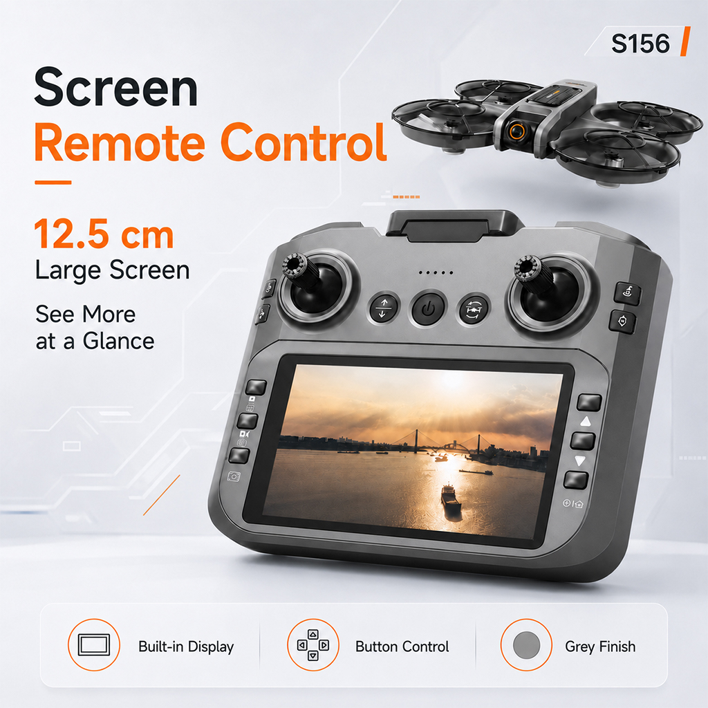 ZNLYRION S156 RCドローン 8Kデュアルカメラ - Drone Rc With Screen のレビューと価格