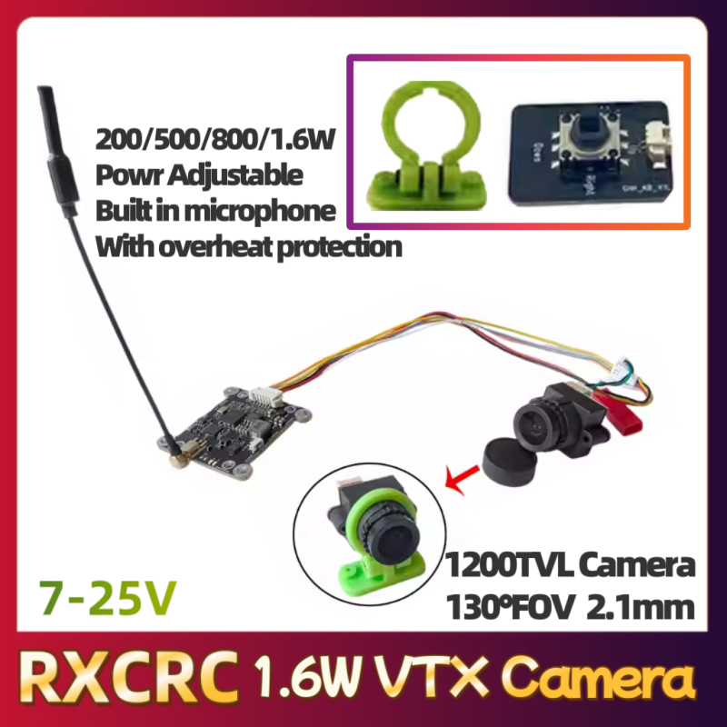 RXCRC 5.8G モジュール 48CH 1.6W VTX - Drone Rc Airplane のレビューと価格
