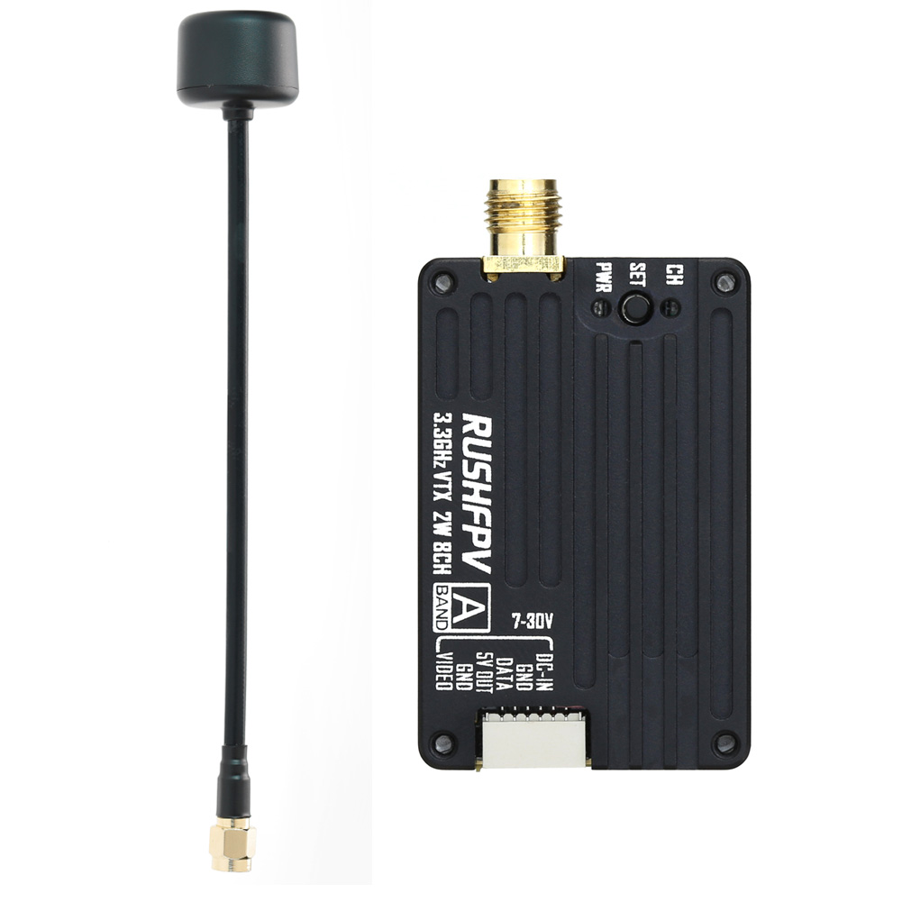 RUSHFPV 3.3G 2W VTX送信機 FPV送信機受 - Drone Rc Airplane のレビューと価格