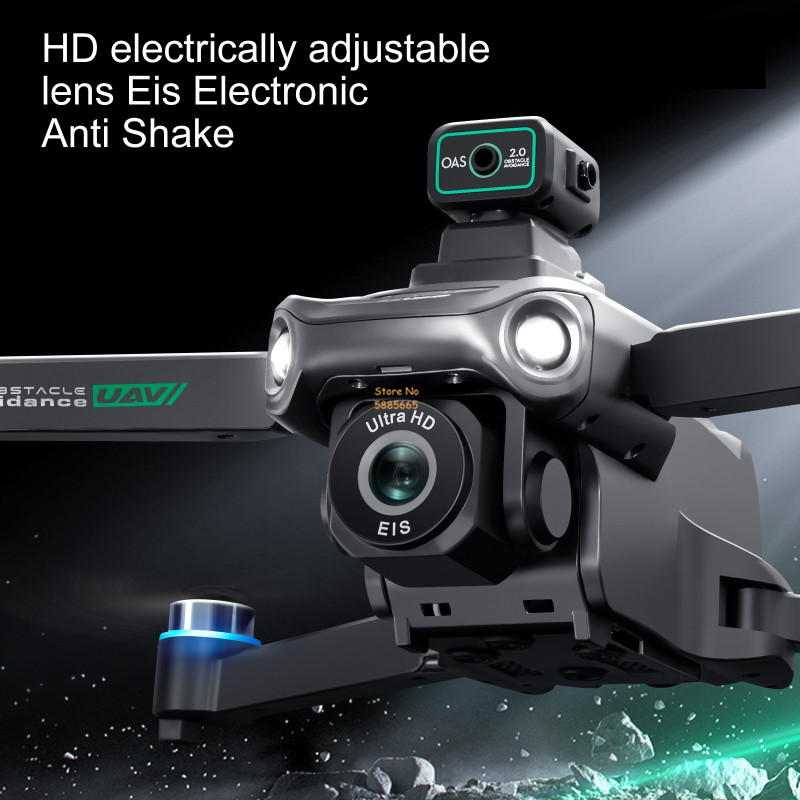リモコン付きクワッドコプタードローン,障害物回避,LEDスク - Drone Rc With Screen のレビューと価格