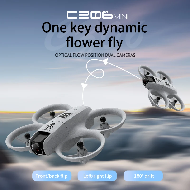CZ06 ミニ RC クアッドコプター ドローン - 480 - Drone Rc With Screen のレビューと価格