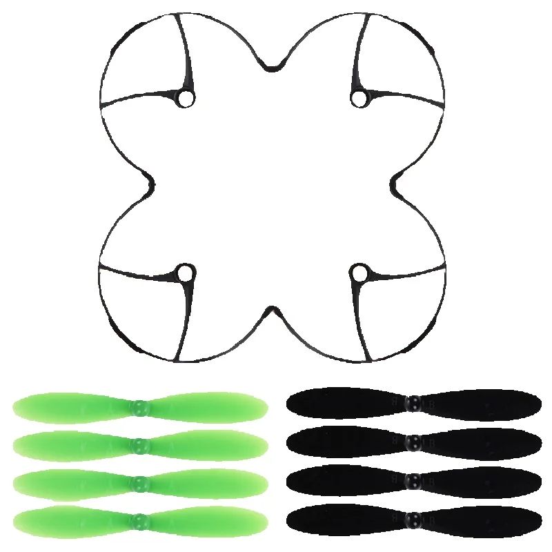 Hubsan X4/X6 プロペラガードリング + 8 個の - Drone Rc Cover のレビューと価格