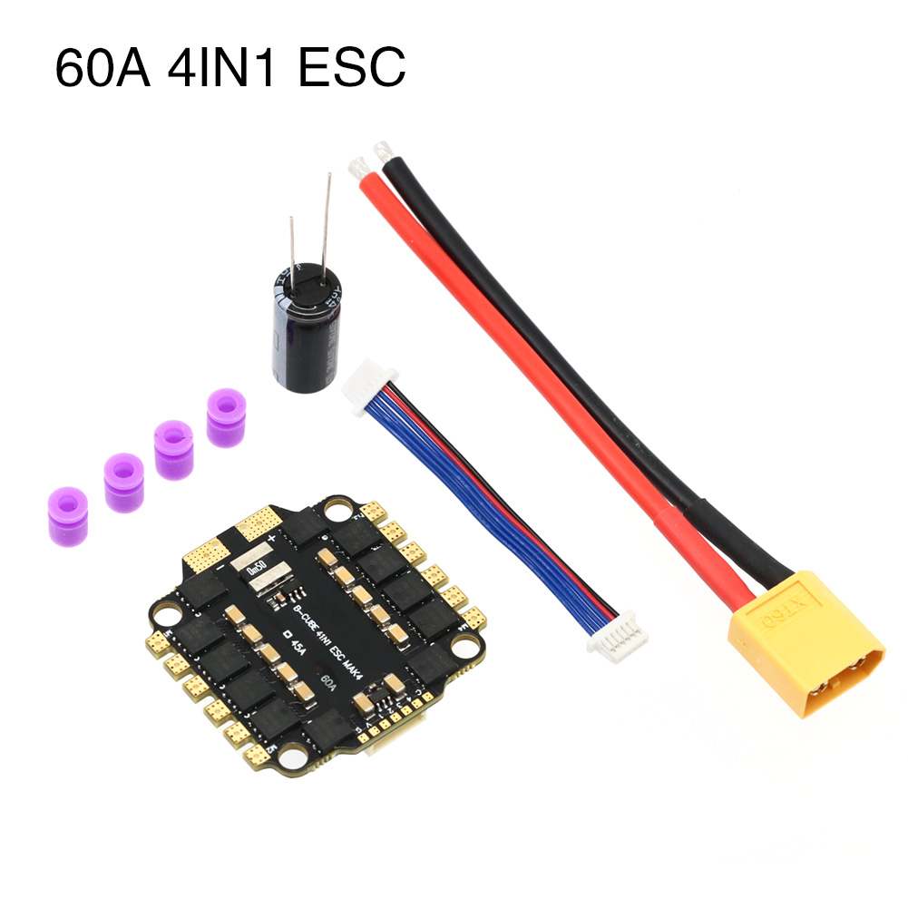 UAngel 4IN1 45A 60A ESC BLHELI - Esc 4In1 Brushless のレビューと価格
