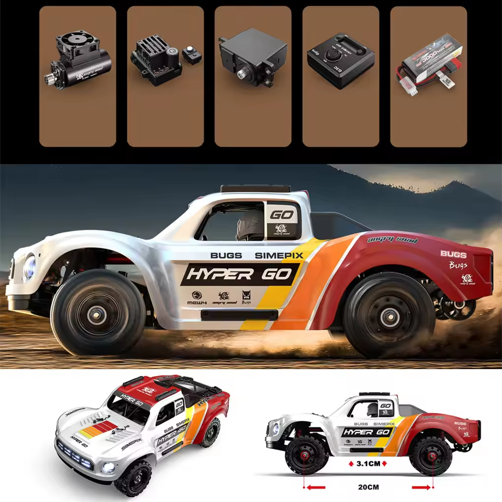 MJX HYPER GO 14211 レーシングカー 1/1 - Esc 4In1 Brushless のレビューと価格