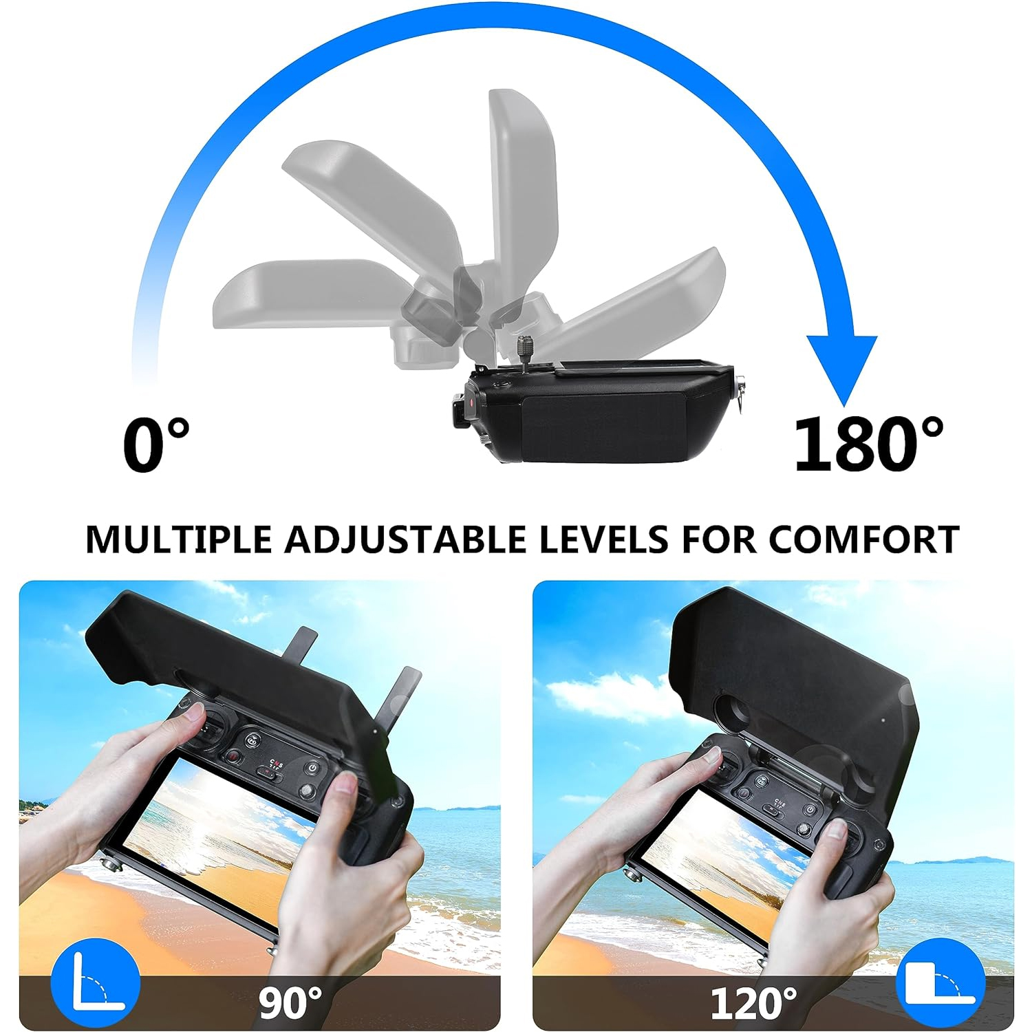 2-in-1 サンフード & ジョイスティックカバー DJI - Drone Rc Cover のレビューと価格