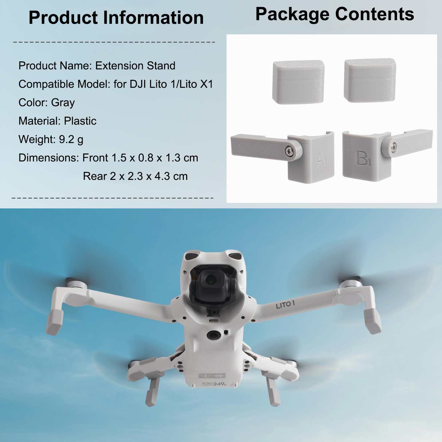 DJI LITO 1 LITO X1 ドローン用ランディング - Drone Dji Rc N1 のレビューと価格