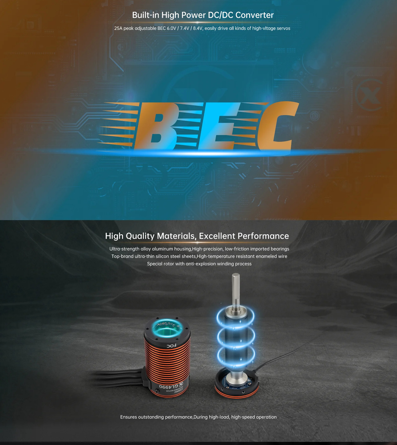XC COMBO FOC クローラー ブラシレスモーター G - Esc 4In1 Brushless のレビューと価格