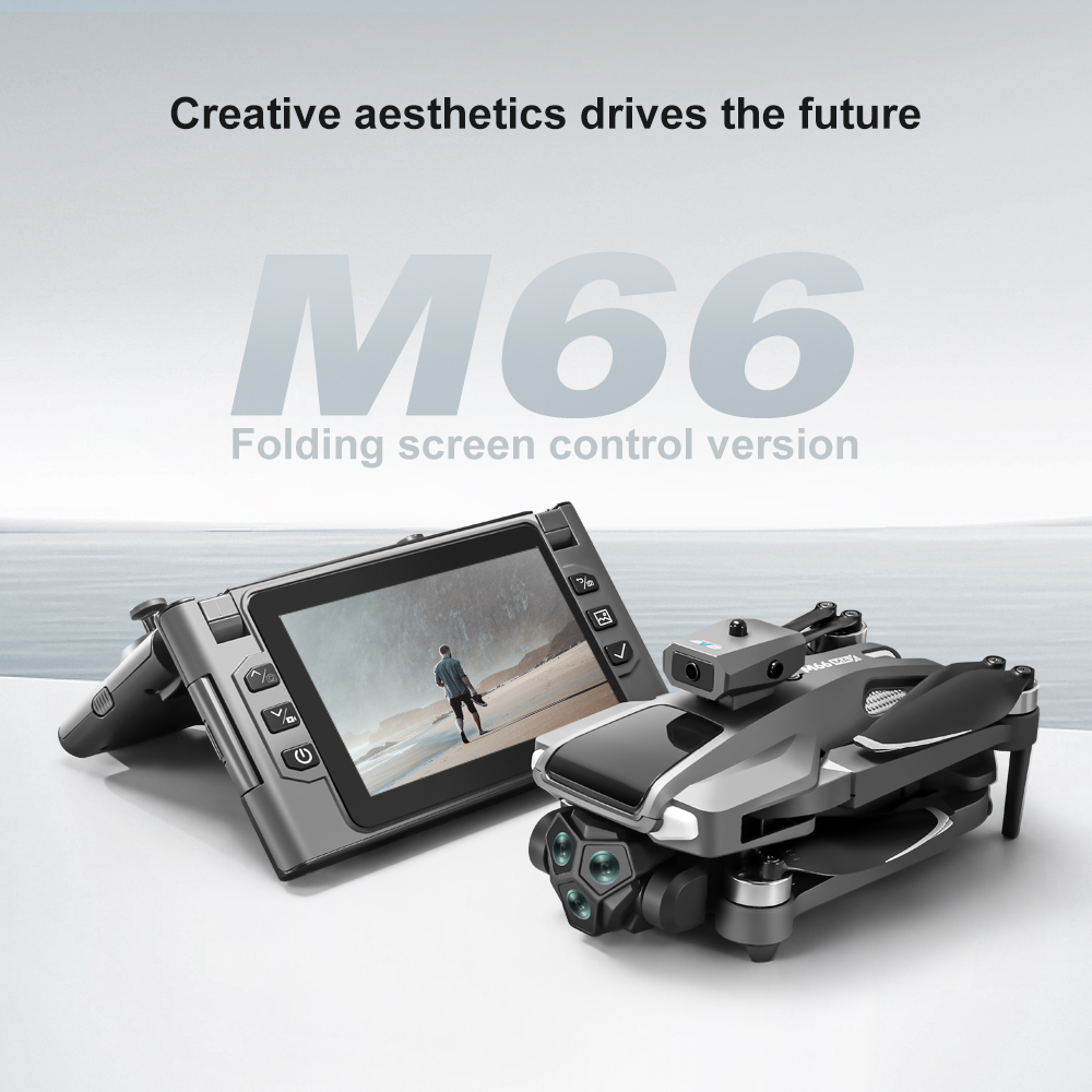 折りたたみ式M66 RCドローン、4.5インチHD折りたたみ - Drone Rc With Screen のレビューと価格