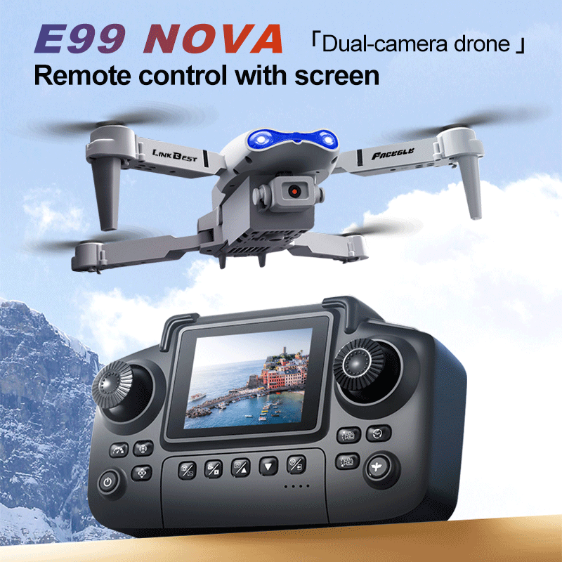 FACEGLE UAV E99 Nova RCドローン ミニ - Drone Rc With Screen のレビューと価格