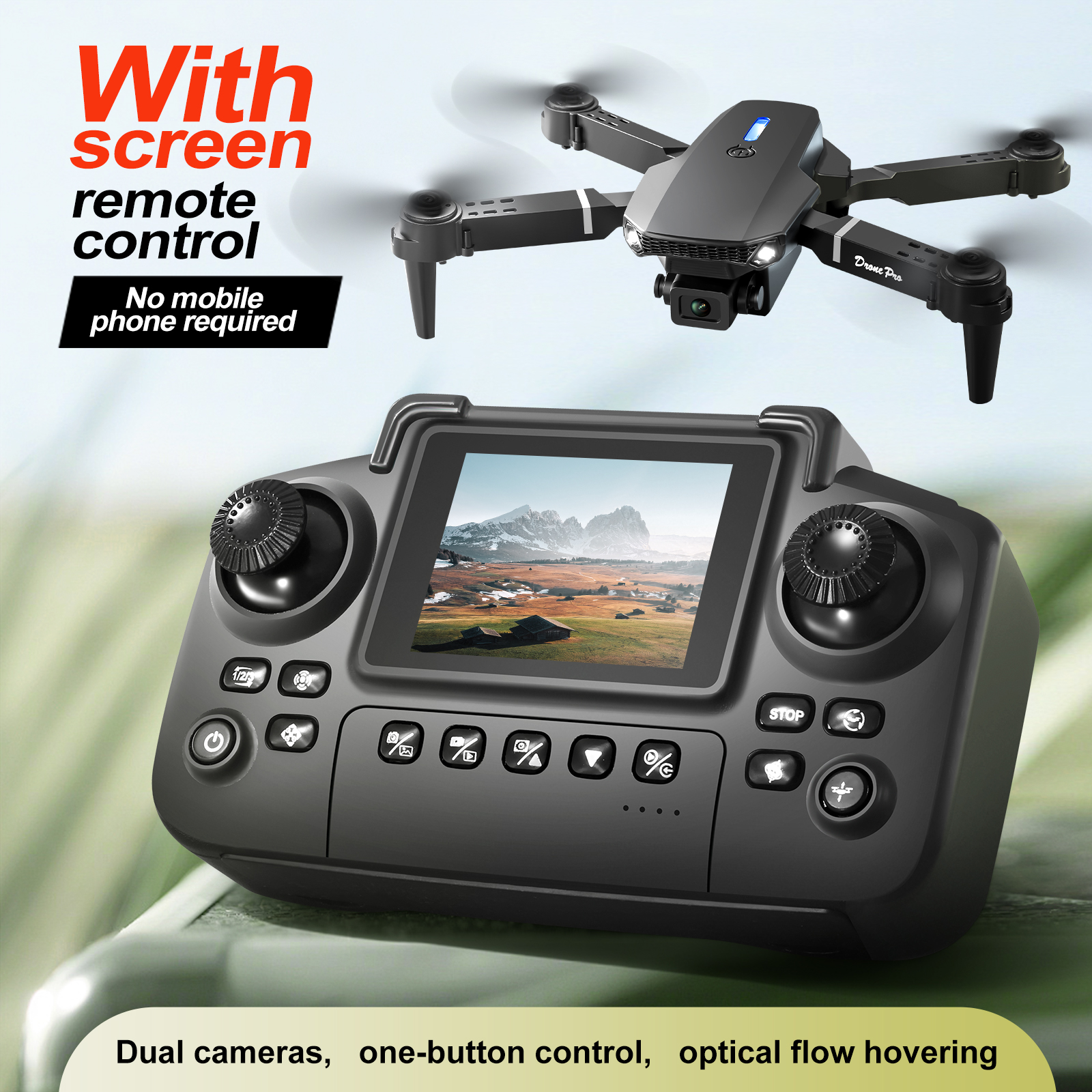 2025 新 E88 E99 アップグレードドローン画面 4 - Drone Rc With Screen のレビューと価格