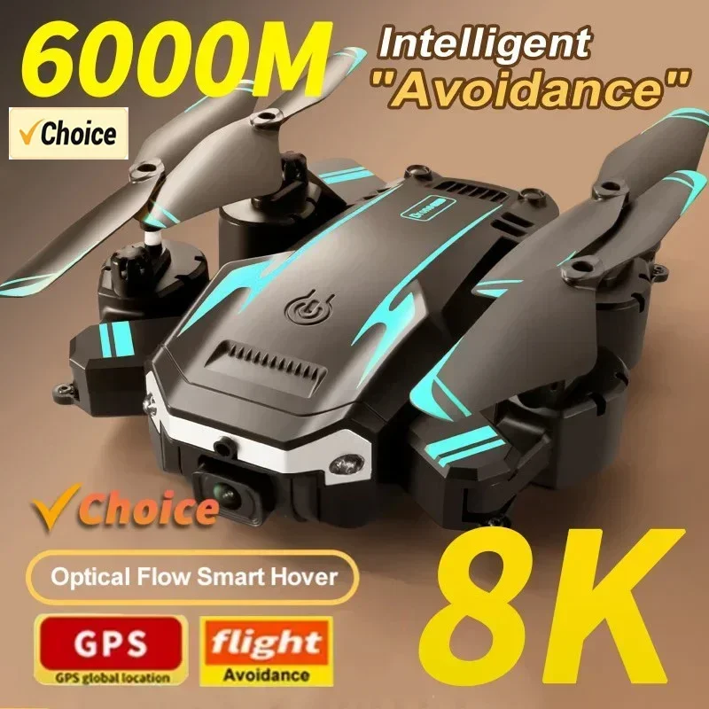 G6 proドローン、8Kデュアルカメラ、5G GPS、折り - Drone Rc With Screen のレビューと価格