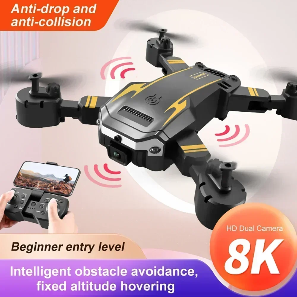 G6 proドローン、8Kデュアルカメラ、5G GPS、折り - Drone Rc With Screen のレビューと価格