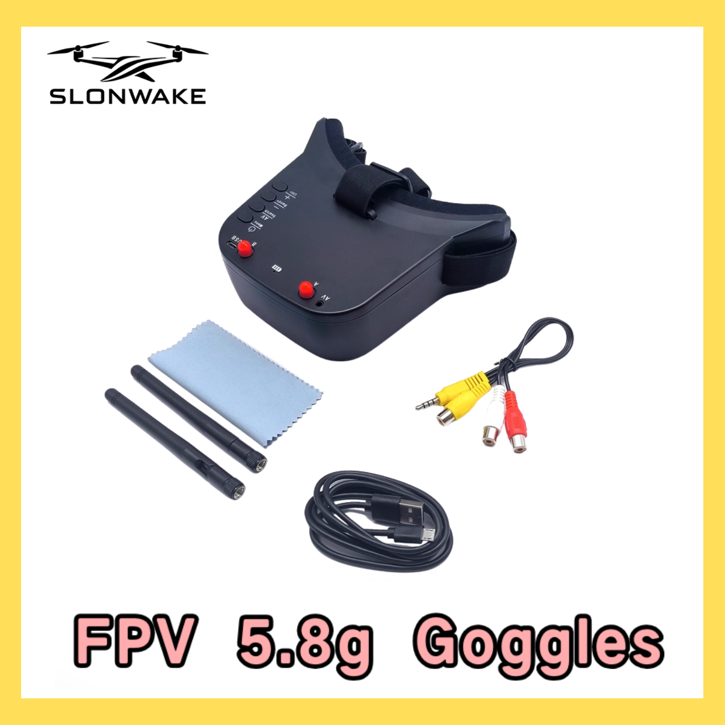SLONWAKE 5.8G 48CH FPV 400mw V - Drone Rc Airplane のレビューと価格
