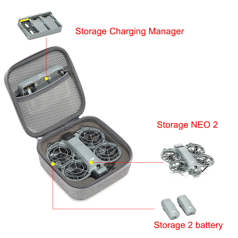 DJI NEO 2用耐衝撃ケース ハードシェルケース DJI - Drone Rc Cover のレビューと価格