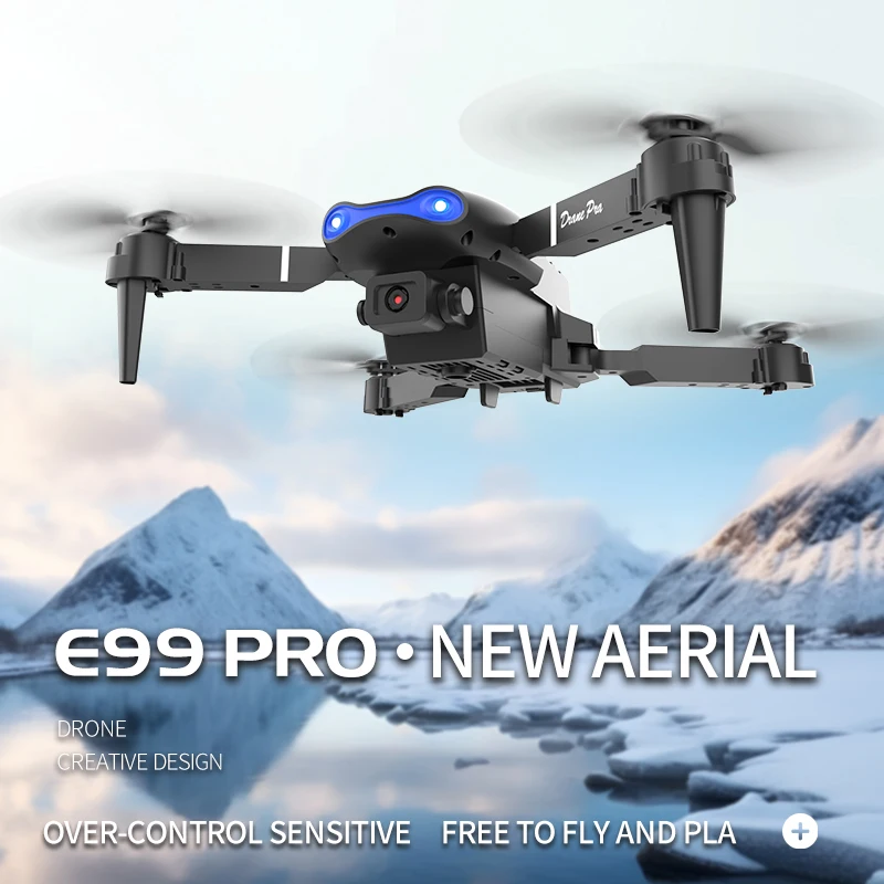 4K 5G WIFI FPV E99Pro折りたたみ式RCヘ - Drone Rc E99 Pro のレビューと価格