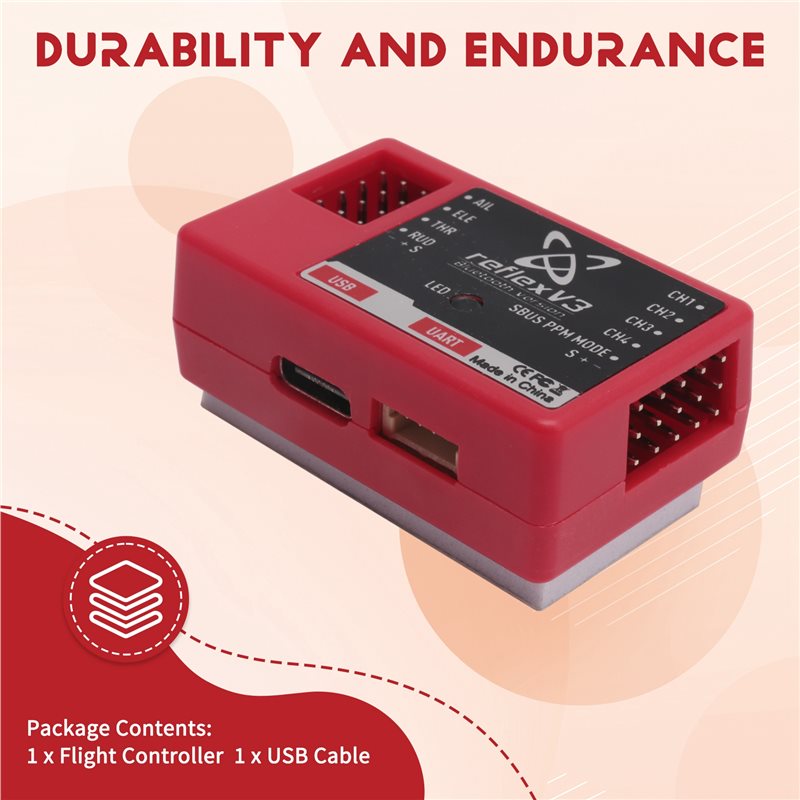 FMS Reflex V3 フライトコントローラー ジャイロ - Drone Rc Controller Price のレビューと価格