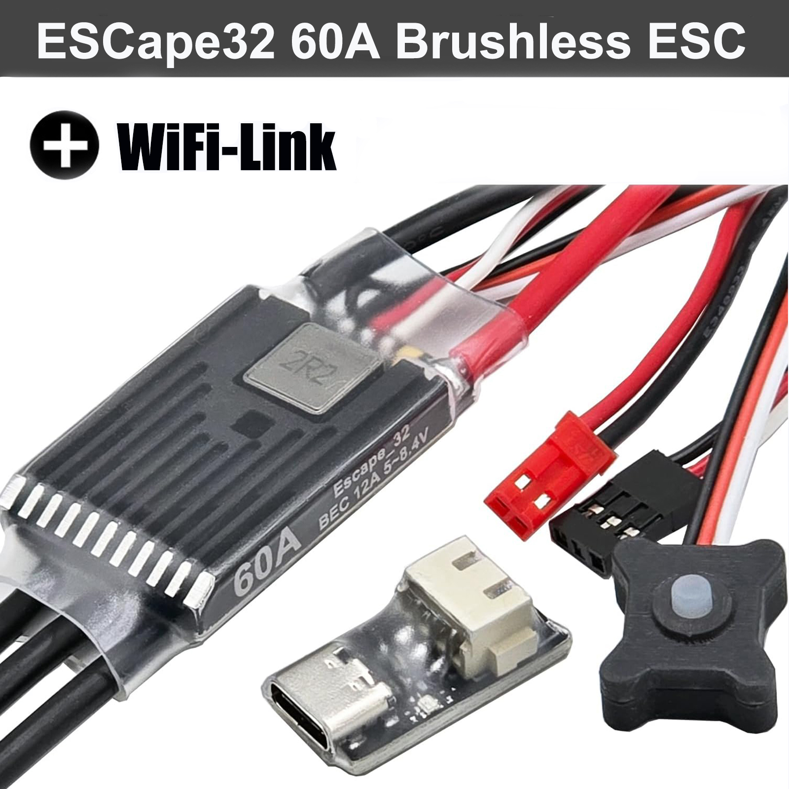 ゴースト ブラシレスESC 60A ESC、12A調整可能B - Esc 4In1 Brushless のレビューと価格